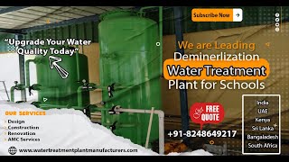 DM Water Plant  Kanchipuram  Chennai  CALL US 918248649217  Bangalore  Andhra  Kerala Goa [upl. by Nnanaej123]