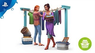 The Sims 4 Laundry Day PS4 Official Trailer  PS4 [upl. by Ecila]