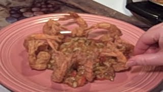 FRIED SHRIMP with Crab Etouffee Recipe  Mike Andersons SHRIMP NORMAN [upl. by Joed]