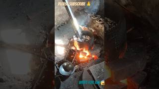 Aluminium casting😱aluminium casting commenttrending experiment youtubeshorts shortsfeed 🥵😱 [upl. by Ferneau741]