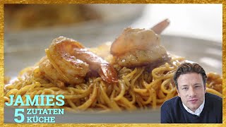 Jamie Oliver  Garnelen Pasta [upl. by Esina]