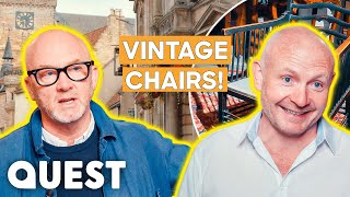 Drew Visits Scotland And Buys Two Vintage Chairs For £650  Salvage Hunters [upl. by Adnac]