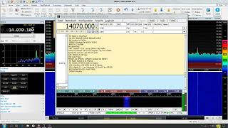 Bpsk125 mit ► SDR console und Fldigi  SDRPlay 📻 RSPdx SDRangel 🌞 Nooelec LangdrahtAntenne [upl. by Itagaki]