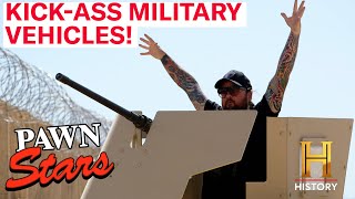 Pawn Stars Top 4 Epic Military Vehicles [upl. by Richma]