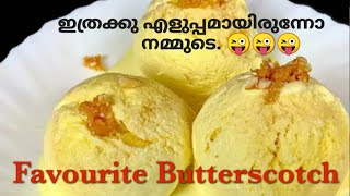 മിക്സിയിൽ വെറും 3 മിനിറ്റ് ഒന്നു കറക്കിയാൽ Ice cream ready 😊😊Butterscotch Ice cream in Malayalam [upl. by Remle]