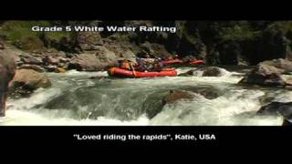 Summer Rafting Grade 5 Section Rangitikei River NZ [upl. by Ecnarolf201]