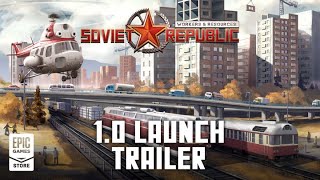 Workers amp Resources Soviet Republic  10 Launch Trailer [upl. by Adnirak]