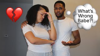 RANDOMLY CRYING THROUGHOUT THE DAY PRANK ON BOYFRIEND CUTE REACTION [upl. by Modla207]