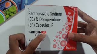 Pantoprazole Sodium EC amp Domperidone SR Capsule IP  Pantoin DSR Capsules Uses in Hindi [upl. by Nesaj227]