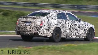 2016 Cadillac CTSV spied testing on the Nürburgring [upl. by Carthy752]