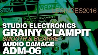 STUDIO ELECTRONICS GRAINY CLAMPIT  AUDIO DAMAGE ADM06  CWEJMAN QMMF4 [upl. by Albertina387]