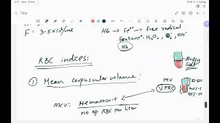 Hematology  RBC indices  Part 1 of 2  Dr Nizam Teaches [upl. by Joed]