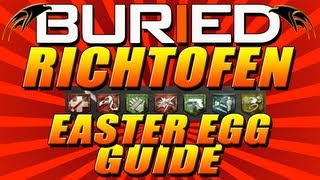 Black Ops 2 Zombies BURIED RICHTOFEN EASTER EGG  COMPLETE STEPBYSTEP GUIDE EASTER EGG [upl. by Mathew]