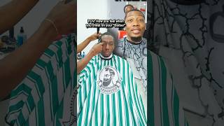 I should’ve never cheated 😭🤦🏾‍♂️ barber barbershop cheating relatable haircut hair [upl. by Suhpoelc273]