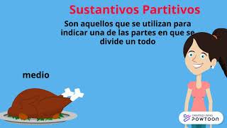 EL SUSTANTIVO PARTITIVO Y MÚLTIPLO PARA NIÑOS [upl. by Atnim554]