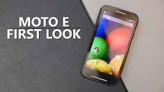 Moto E  First Look [upl. by Mayhew]