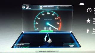 Telstra 4GX with BigPond 4G advanced 2 modem over 100mbps [upl. by Nicolis946]