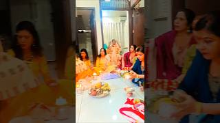 Mere piya Ki Umer Bhadhay Rakhna youtubeshort karwachauth song trending viralvideo group video [upl. by Nallac399]