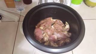 Bbq Chicken in Black amp Decker Rice Cooker [upl. by Fitalludba39]