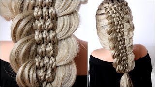 🔥 Most Beautiful Big Braid Hairstyle for girls ♥️ Easy Hairstyles [upl. by Stoughton]