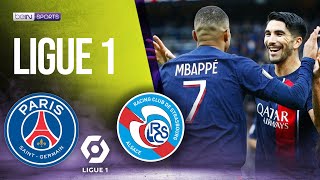 PSG vs Strasbourg  LIGUE 1 HIGHLIGHTS  10212023  beIN SPORTS USA [upl. by Arec]