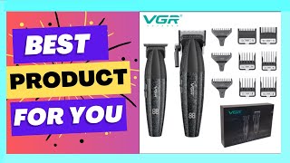 VGR Hair Clipper Professional Hair Trimmer Adjustable Barber Rechargeable Hair [upl. by Ssidnac]