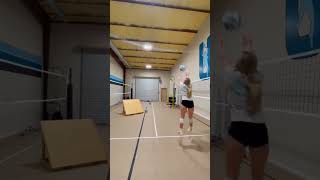 setter training  volleyball setter training drills volleyball spike voleibol volley fyp fy [upl. by Phox]