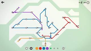 Mini Metro  Circle Line Achievement Singapore [upl. by Klingel]