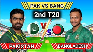 Pak vs Bangladesh 2nd T20 Match 2024  Watch Score Commentary [upl. by Leihcim]