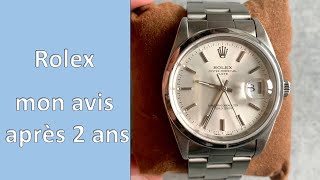 Ma Rolex après 2 ans  mon Avis Honnête [upl. by Ladonna]