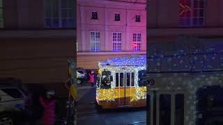 Elindultak a fényvillamosok Budapesten  Lighttrams launch in Budapest 20241202 [upl. by Lutim739]