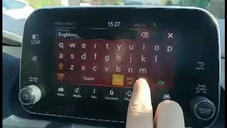 Fiat Tipo Uconnect 7 Engineering mode [upl. by Nilrah342]