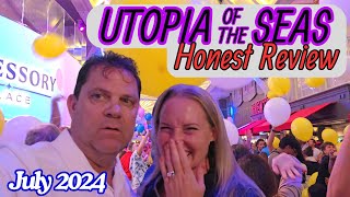 Utopia Of The Seas final day and Honest Review Would we book it again Or did we already [upl. by Thunell]