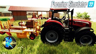 On plante la haie de peuplier sur tout le tour cest trop beau 🚜Fs22 AgroForestier S2 Ep8 fs22 [upl. by Senior]