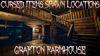 outdated Spawn Locations of Cursed Items on Grafton Farmhouse  Phasmophobia [upl. by Rramahs]