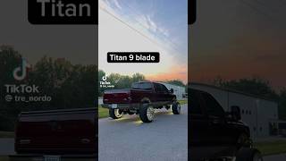 60 Powerstroke Straight Pipe Titan 9 Blade Turbo automobile dieselengine truck dieseltruck [upl. by Damita]