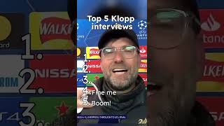 Jurgen Klopp top 5 interviews [upl. by Serra629]