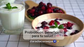 Probióticos beneficios para tu salud [upl. by Eivod]