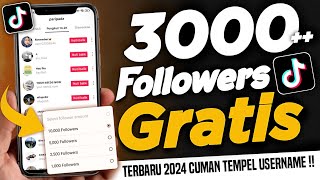 3000 FOLLOWERS GRATIS   Cara Menambah Followers Tiktok Gratis Tanpa Aplikasi  Terbaru 2024 [upl. by Wendelin]