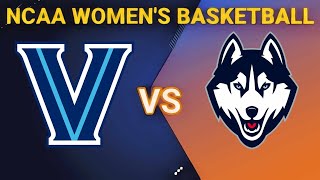 Villanova vs UConn  2024 NCAA WOMENS BASKETBALL LIVE SCORE [upl. by Appilihp]