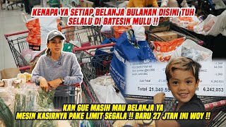 MESIN KASIR AJA NYERAH AMA BELANJA BULANAN GUE  BARU HABIS 27 JTAN NIH NAMBAH LAGI APA YA [upl. by Dijam]