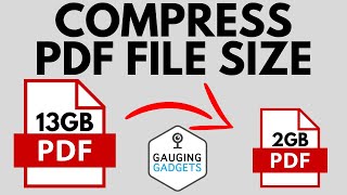 How to Compress PDF File Size Without Losing Quality  Reduce PDF Size [upl. by Tacita143]