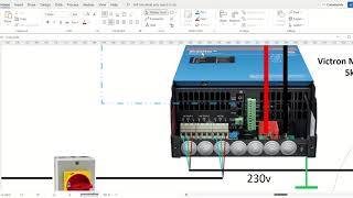 Victron Multiplus Wiring Options Part 1 [upl. by Aitram401]