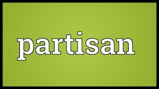 Partisan Meaning [upl. by Millard]