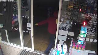 CCTV Robbery at Coop in Northampton [upl. by Lula]