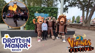 Vikings Festival Vlog 2024 at Drayton Manor Resort [upl. by Ellehcram746]