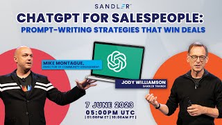 ChatGPT for Salespeople PromptWriting Strategies That Win Deals [upl. by Enoval900]