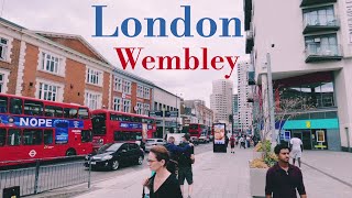 Wembley Central Summer Walk Tour  Northwest London England 🇬🇧  4K [upl. by Lleder14]