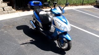 Taotao ATM150A Evo scooter  review walkaround opinions costs upgrades pros and cons [upl. by Dalury56]