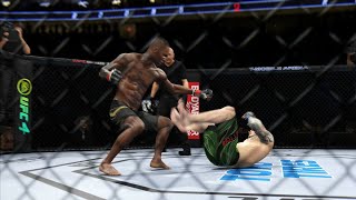 UFC 263  Israel Adesanya vs Marvin Vettori  Full Fight Highlights UFC Middleweight Title UFC 4 [upl. by Holub]